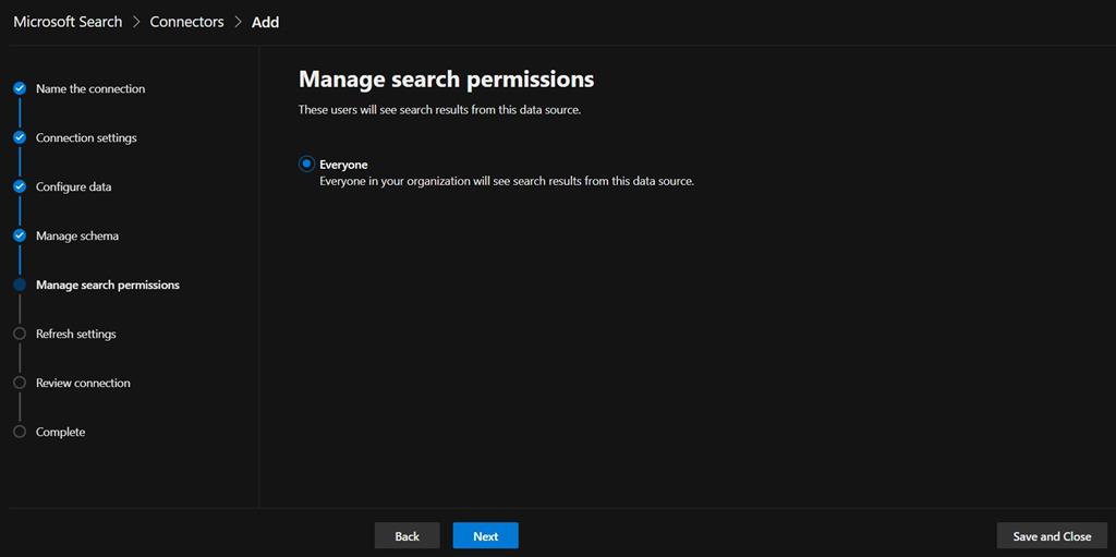Microsoft Search with Service Now Graph Connector